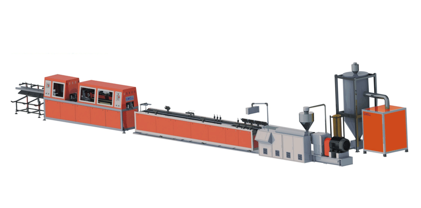 PC/PET thermoplastic alloy extrusion line